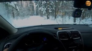 РЕНО САНДЕРО СТЕПВЕЙ 2017 1.6 АВТОМАТ. Три года спустя. POV зимняя дорога