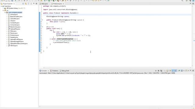 Java Collections Blocking Queue Part 7 смотреть онлайн