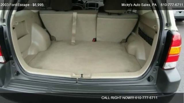 2003 Ford Escape XLT Sport 4WD - for sale in Shillington, PA 19607 смотреть онлайн