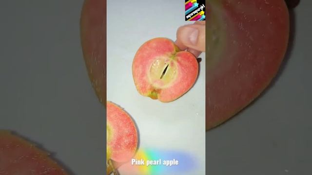 Pretty pink pearl apple