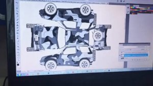 Городской камуфляж на RAV4 sxa10 (urban camouflage on RAV4)