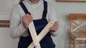 Мастер-класс: "Сборка складного стула из массива дерева"