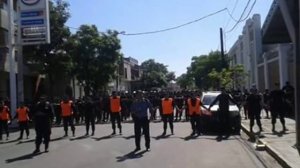 Marcha de docentes. Santiago del Estero, Argentina