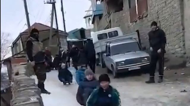 Снегопад в Дагестане отключение электричества