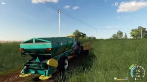 Farming Simulator 2019.СЕЛО ЯГОДНОЕ. Трактор ЮМЗ 6Л. Распределитель удобрений  МТТ-4У.
