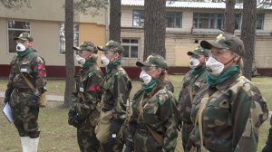 Соревнования сандружин. Гражданская оборона
