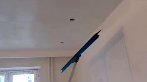 Шпатель для механизированной шпаклевки semin shitrok, шпаклёвка потолка шпателем shitrok.