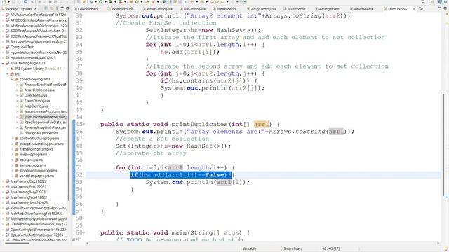 Corejava Collections List Set Programs Map Introduction Sept 28 2023