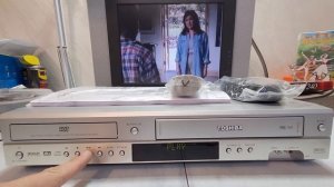 VIDEOREGISTRATORE VHS DVD PLAYER TOSHIBA SD-36VE 6 TESTINE HI-FI STEREO DOTAZIONE ORIGINALE COMPLET