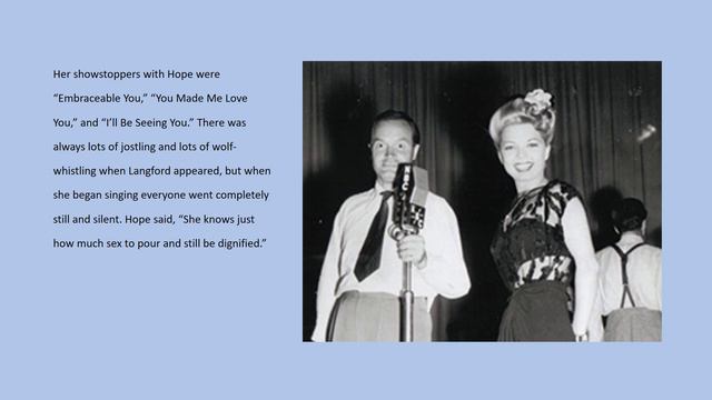 Star Spotlight -- Frances Langford (April 04, 1913 - July 11, 2005)