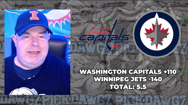 Washington Capitals vs Winnipeg Jets 3/24/24 NHL Free Pick | NHL Betting Tips