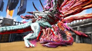 KAITAN THE WHITE DEATH VS MANIFESTATION OF SINS DEMON BOSS (ARK SURVIVAL EVOLVED BATTLE)
