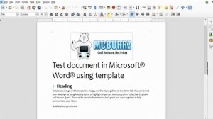 LibreOffice Writer: Open, Edit and Save as Microsoft Word .docx .doc format