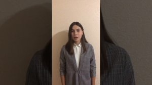 Г.Р.Державин "Властителям и судьям" читает Осипова Ангелина