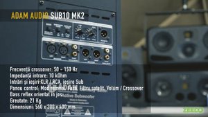 ADAM Audio SUB10 MK2 | Prezentare Zeedo