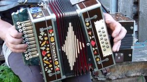 А.Е.Александров на кирилловской гармони