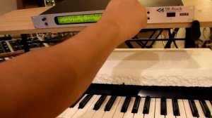 Korg TR-Rack Motion Synth demos 1 of 2
