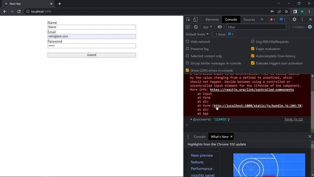 How to Handle Forms In React | Multiple Form Handling In ReactJS