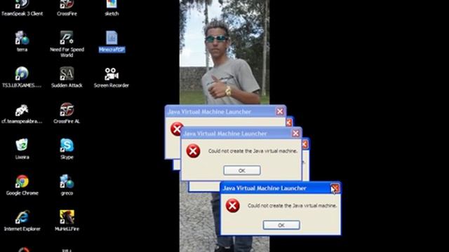 Como Solucionar O Erro Do Seu Minecraft could not create the java virtual machine. смотреть онлайн