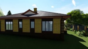 Готовый проект одноэтажного дома на 2 семьи в Туле и Москве