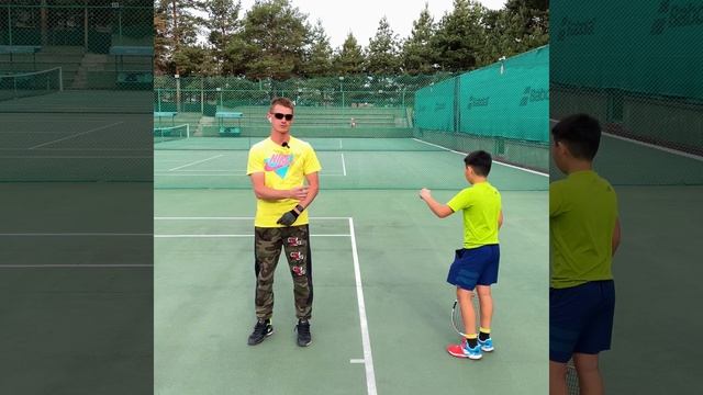 Крученая подача ! Большой теннис . Tennis Kick Serve #Shorts