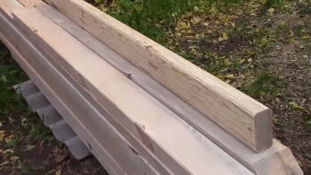 Массивная кровать из дерева своими руками за 4 часа! Кровать из дерева легко! смотреть онлайн