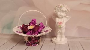 МК Корзиночка из стаканчика.
