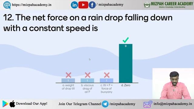 ? Live - NEET 2024 - Physics Mentimeter Quiz - Free Online Mock Test in Laws of Motion