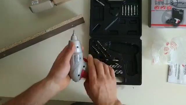 Отвертка аккумуляторная 3 6В INTERTOOL DT 0301 краткий обзор смотреть онлайн