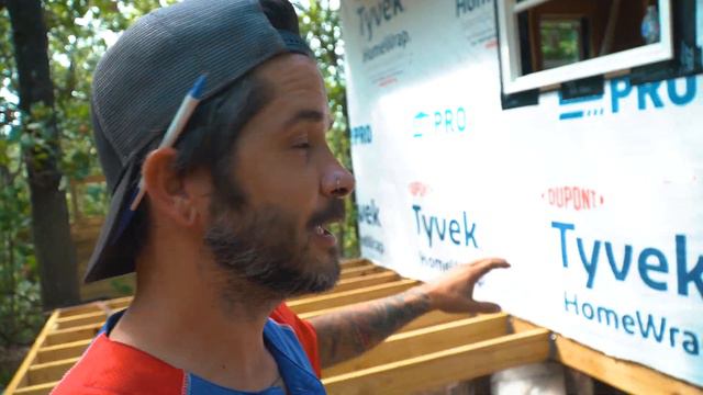 Off Grid TINY HOUSE - Bathroom or Bedroom?! SOLO self reliance! смотреть онлайн