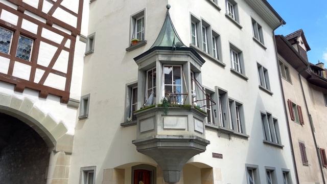 Stein am Rhein 4K - The Most Beautiful Small Town in Switzerland - Walking Tour, Travel Vlog смотреть онлайн