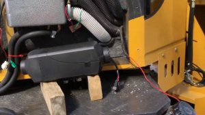 Китайский погрузчик. Печка.