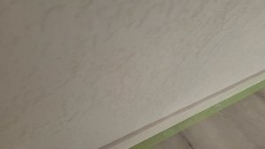 Маленький валик и кисть! Покраска плинтуса. Фрагмент работы.