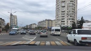 Поездка по Новороссийску: ул.Советов, ул.Ленина, ул.Куникова, пр. Дзержинского