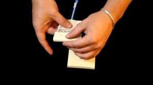 Фокус с деньгами протыкание купюры ручкой