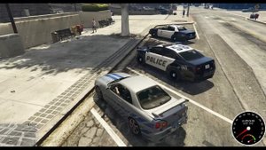 ГТА 5 ДРИФТ ПАТРУЛЬ - Skyline Брайана О'Коннора - Дрифт Nissan R34 | Полицейские будни # 1