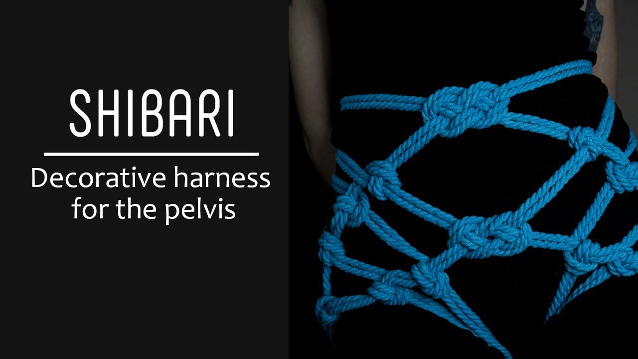 Shibari - обвязка таза / Decorative Harness For The Pelvis