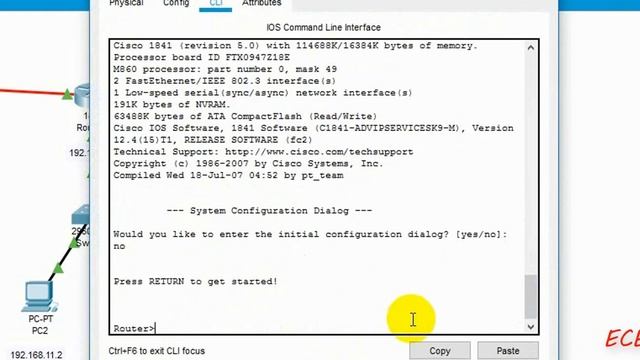 Configuring static routing with 3 routers using CLI  command | Cisco Packet Tracer Tutorial 6