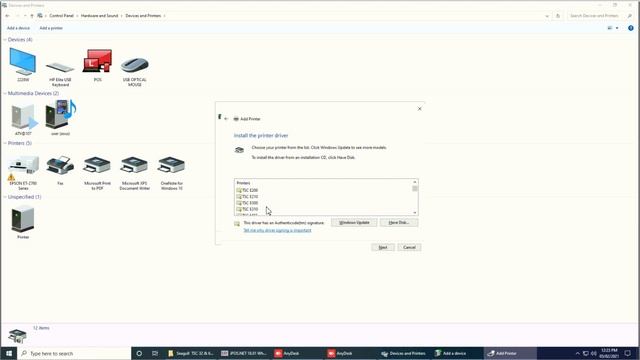 TSC Barcode Printer Installation on Window 10 (With Driver Download) |Mansoor Anwar| (Urdu / Hind)
