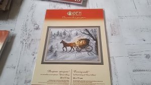 Моя коллекция наборов для вышивки  на конец 2023 года