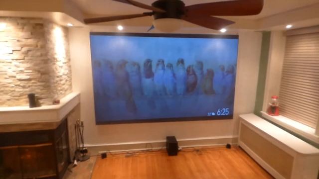 PAINT YOUR OWN OLED PROJECTION SCREEN AND TREAT IT LIKE A TV смотреть онлайн