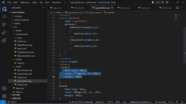 Part-19 | step by step learn vue js 3 from beginner to advance in hindi | Style-Scoped