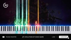 GUESS THE GAME (Piano Quiz) Evolution Of Video Game Music / Easy Slow Piano Tutorial