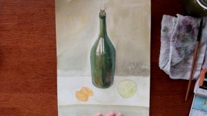 Как нарисовать натюрморт. Акварель для начинающих. Урок рисования