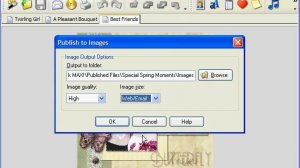 Scrapbook MAX! - Publishing Images - Digital Scrapbooking Software Tutorials