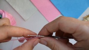 Учимся ввязывать пайетки крючком. Урок 1