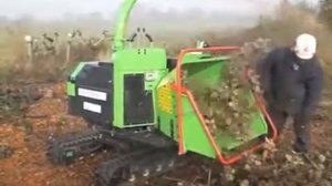 Измельчитель веток GreenMech QuadTrac 160