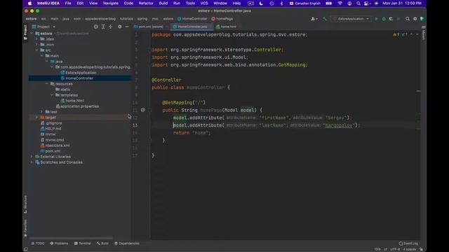 Spring Web MVC | 05 | The Model object смотреть онлайн