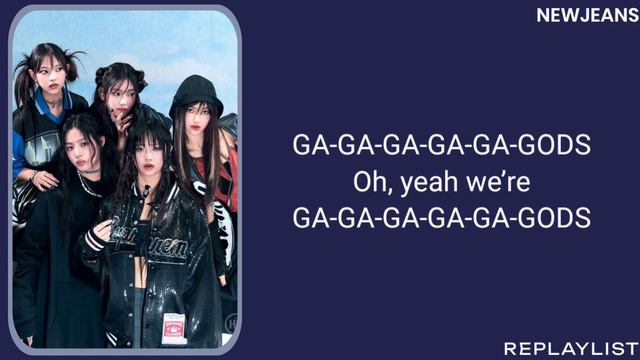 NEWJEANS — GODS (League of Legends) LYRICS