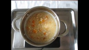 Овсяная каша на воде - с сухофруктами